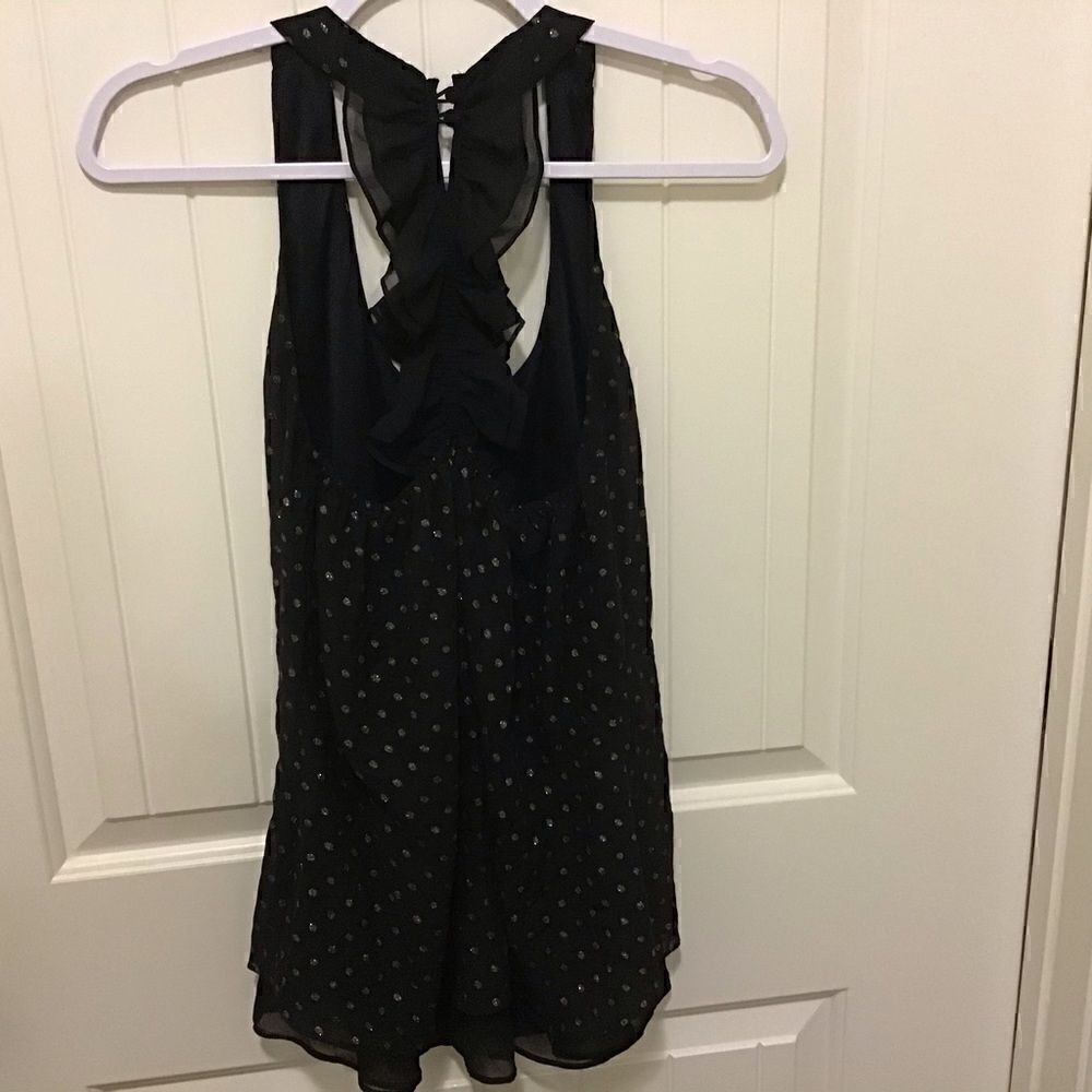Sexy Ruffled front tank top sty top sz XSmall